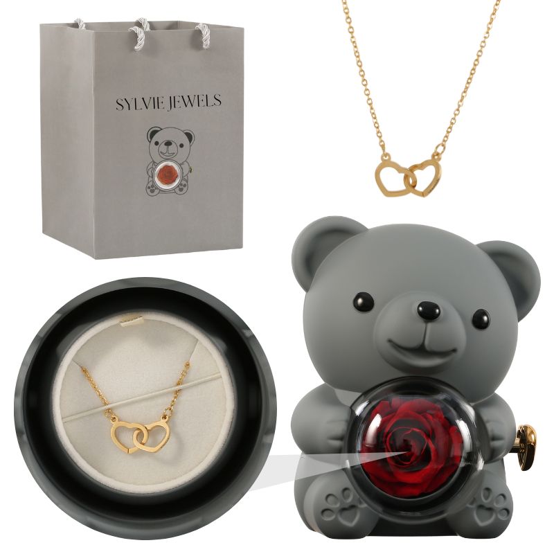 BearLove™ - Ours éternelle avec collier gravé
