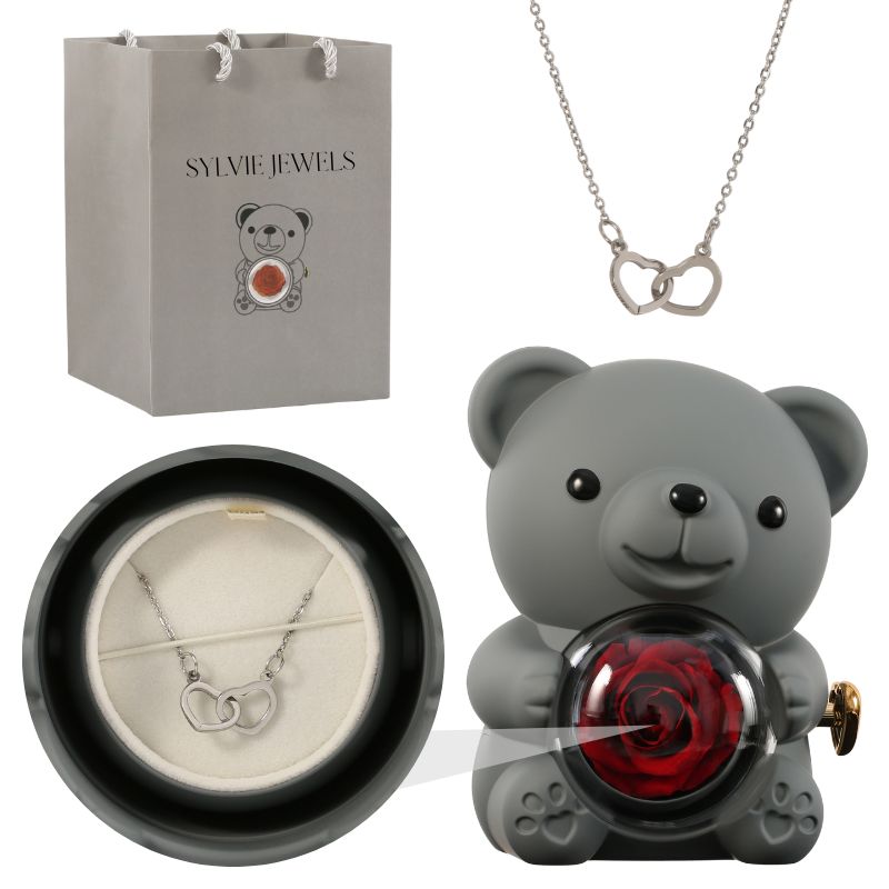 BearLove™ - Ours éternelle avec collier gravé