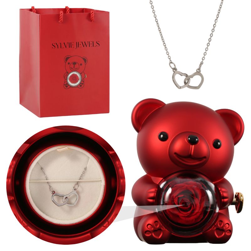 BearLove™ - Ours éternelle avec collier gravé