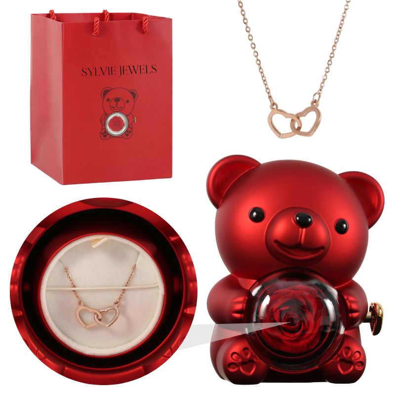 BearLove™ - Ours éternelle avec collier gravé