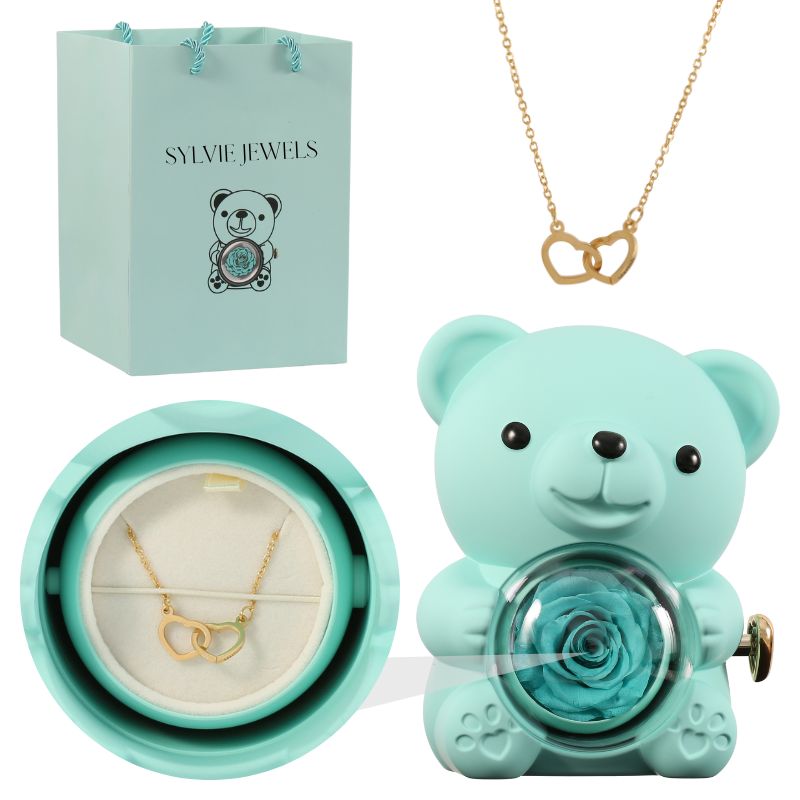 BearLove™ - Ours éternelle avec collier gravé