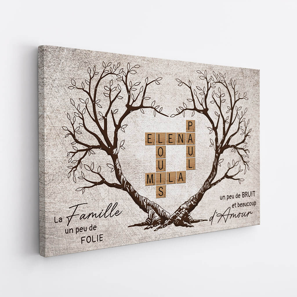 L’Arbre des Mots™ - Arbre de vie prénom personnalisé