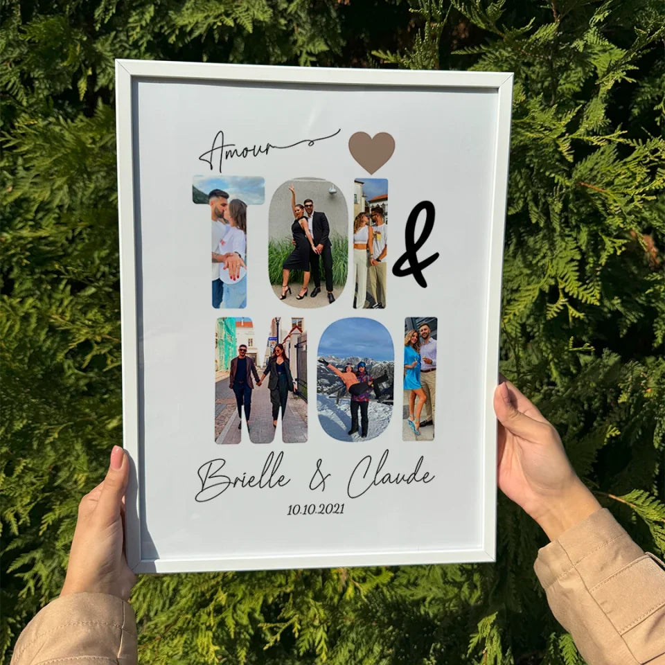 ToiMoi™ - Affiche Personnalisée "Toi & Moi"