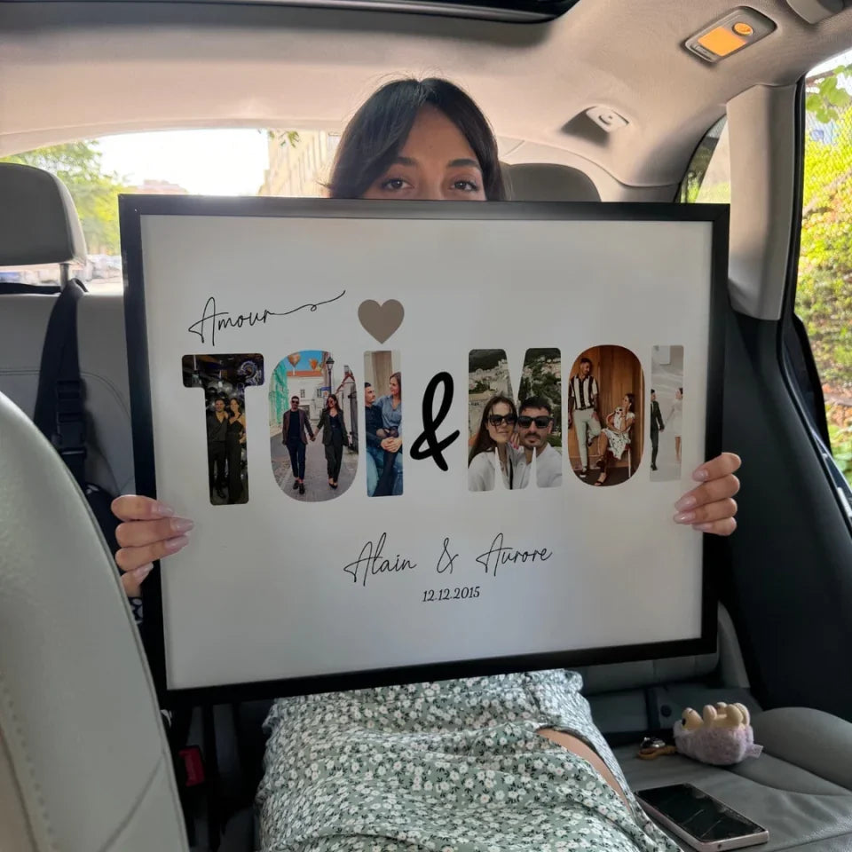 ToiMoi™ - Affiche Personnalisée "Toi & Moi"