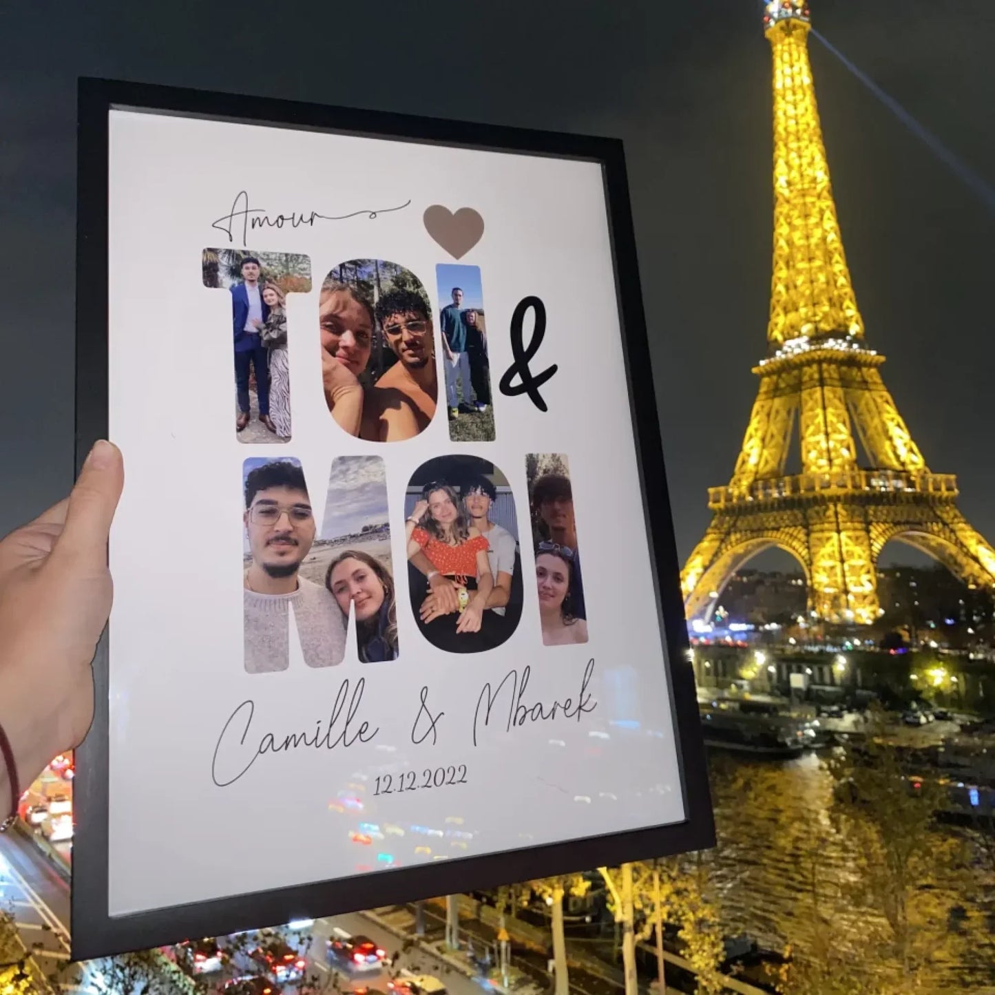 ToiMoi™ - Affiche Personnalisée "Toi & Moi"
