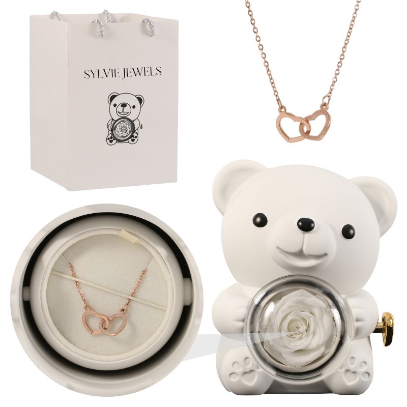 BearLove™ - Ours éternelle avec collier gravé