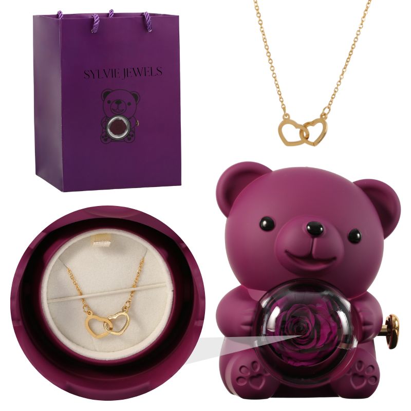 BearLove™ - Ours éternelle avec collier gravé