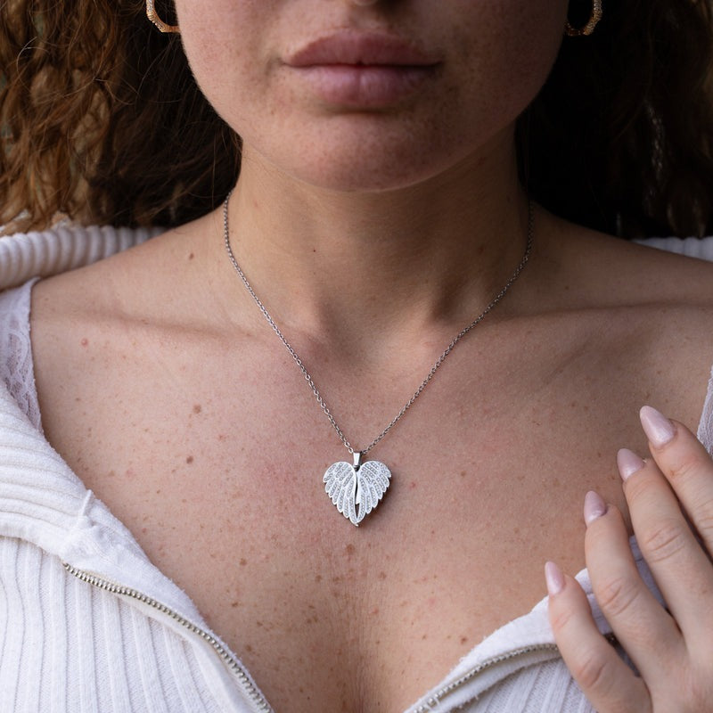 Angel™ - Collier ange avec gravure personnalisée