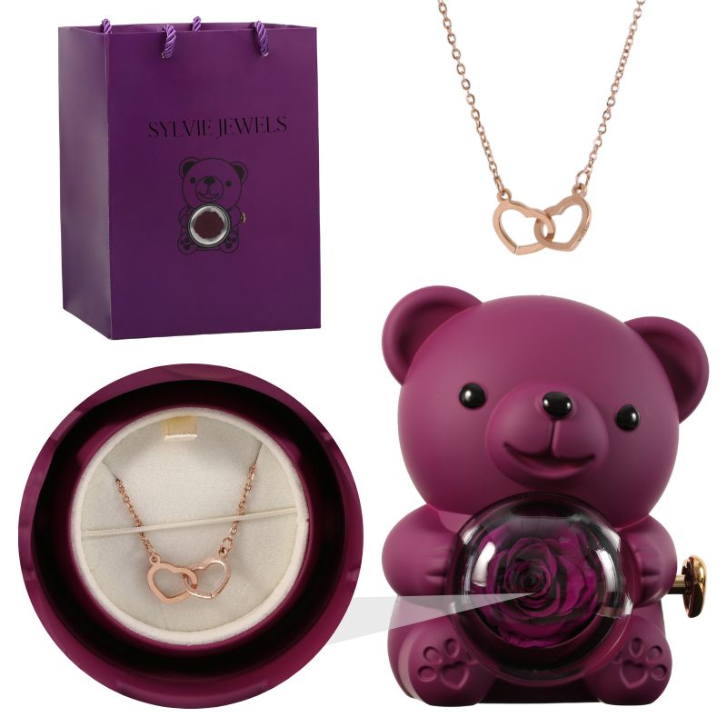 BearLove™ - Ours éternelle avec collier gravé