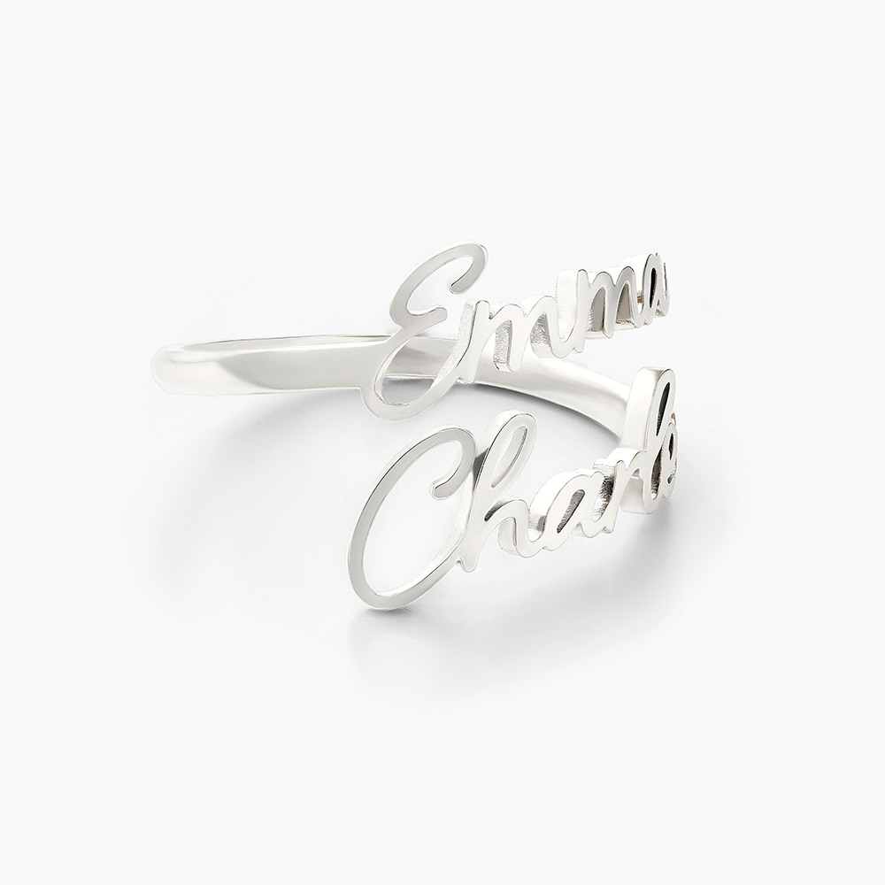 Amoréa™ - Bague personnalisée avec prénoms