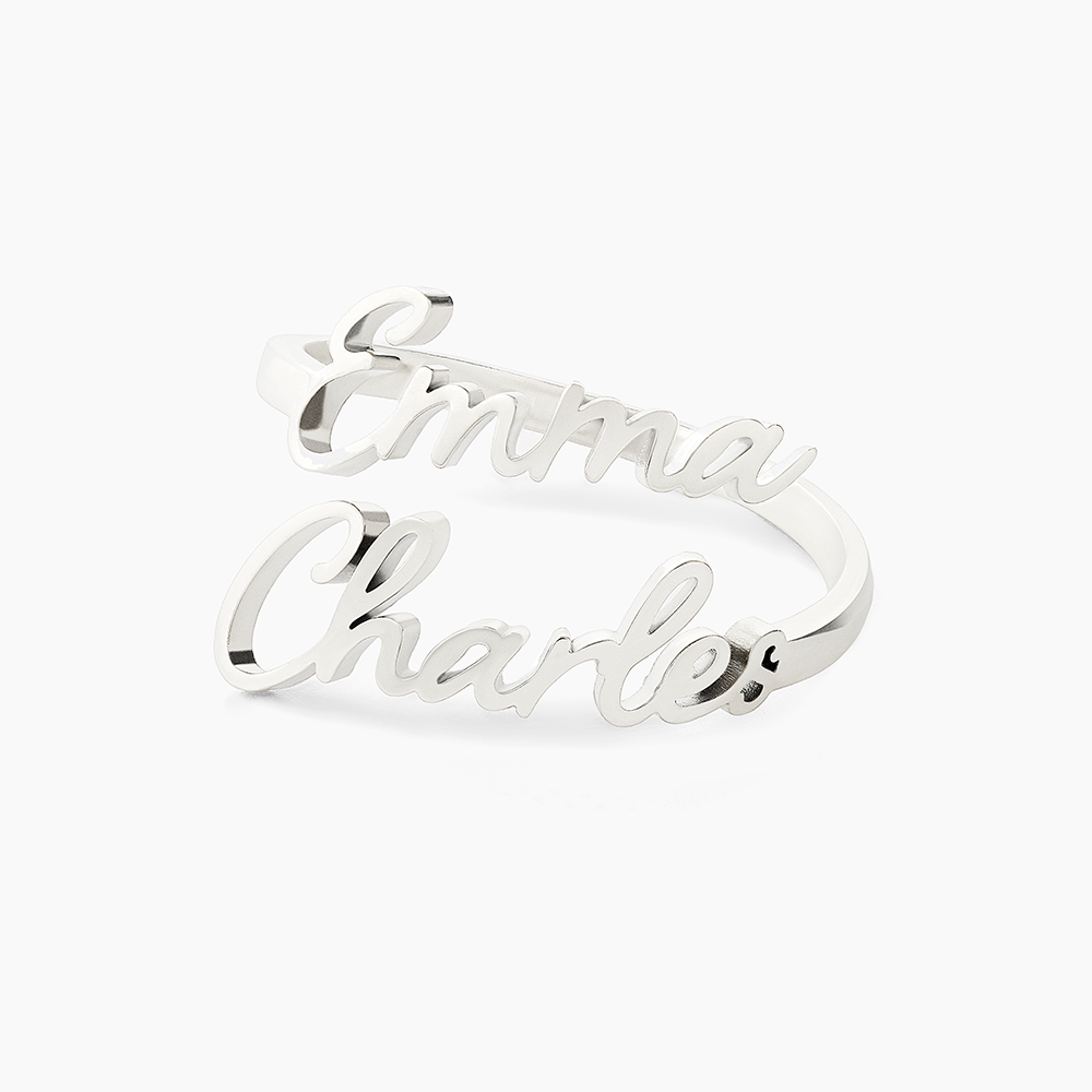 Amoréa™ - Bague personnalisée avec prénoms