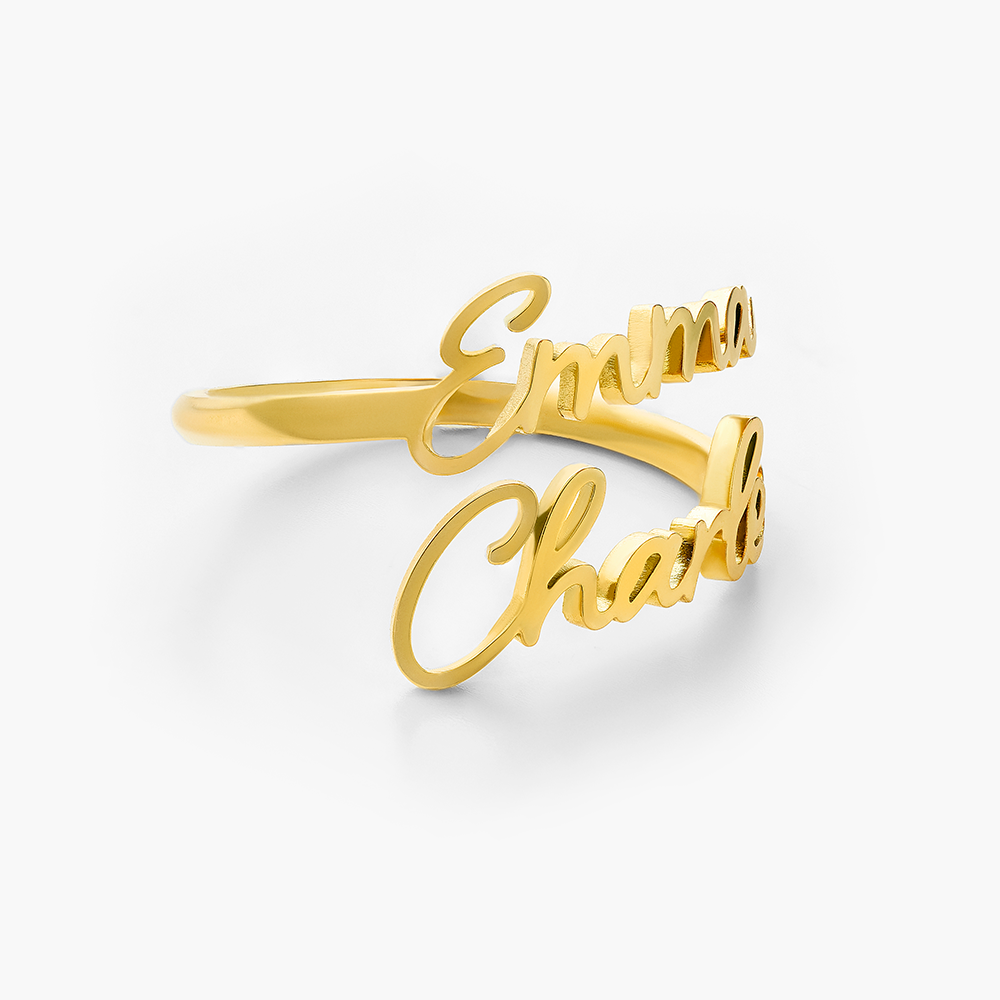 Amoréa™ - Bague personnalisée avec prénoms