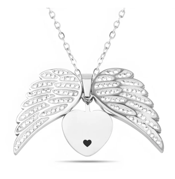 Angel™ - Collier ange avec gravure personnalisée