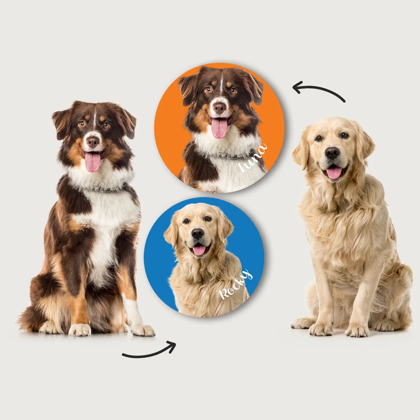 DogSticker™ - Autocollant personnalisé chien pour voiture