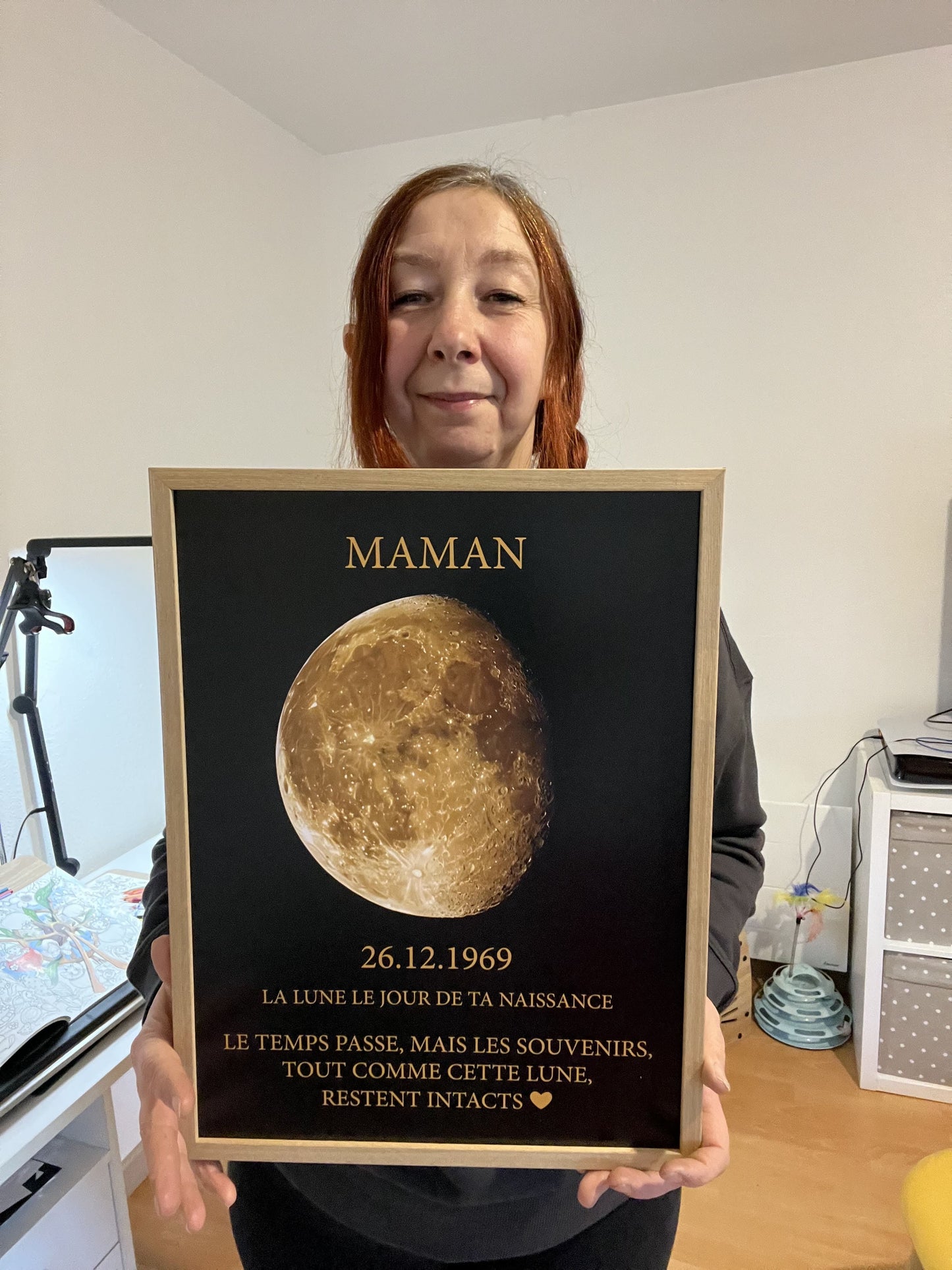 Tableau Personnalisé sur mesure, phase Lunaire