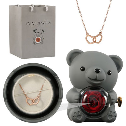 BearLove™ - Ours éternelle avec collier gravé