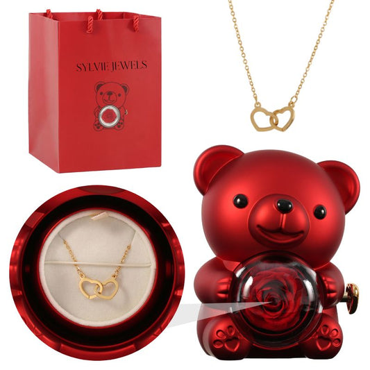 BearLove™ - Ours éternelle avec collier gravé