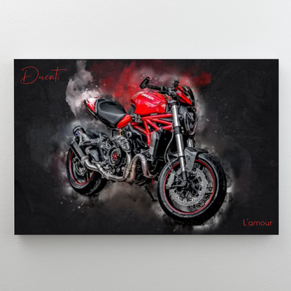 RideArt™ - Poster moto style aquarelle