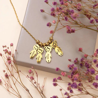 Amour Maternel™ - Collier Personnalisé avec Prénoms