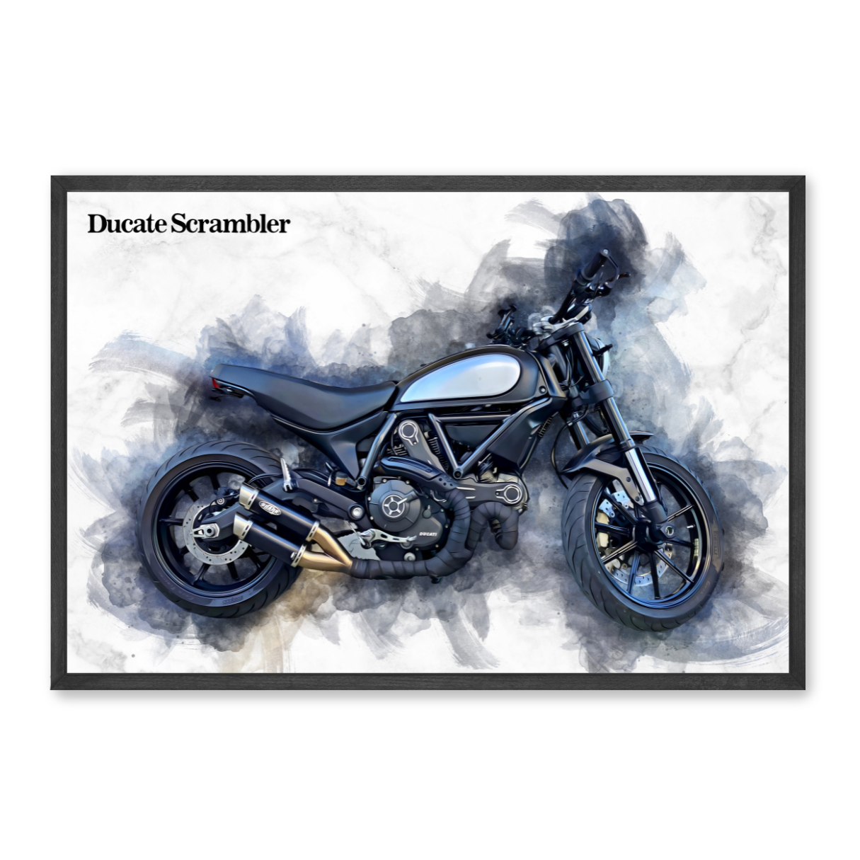 RideArt™ - Poster moto style aquarelle