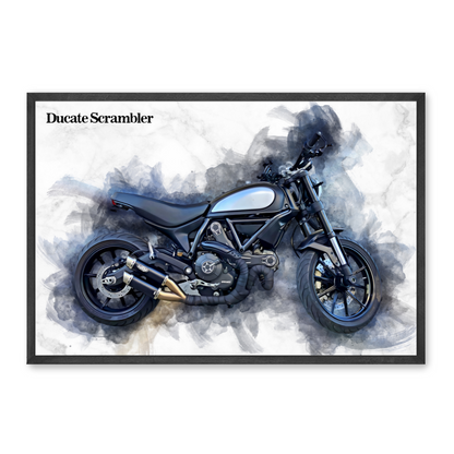 RideArt™ - Poster moto style aquarelle