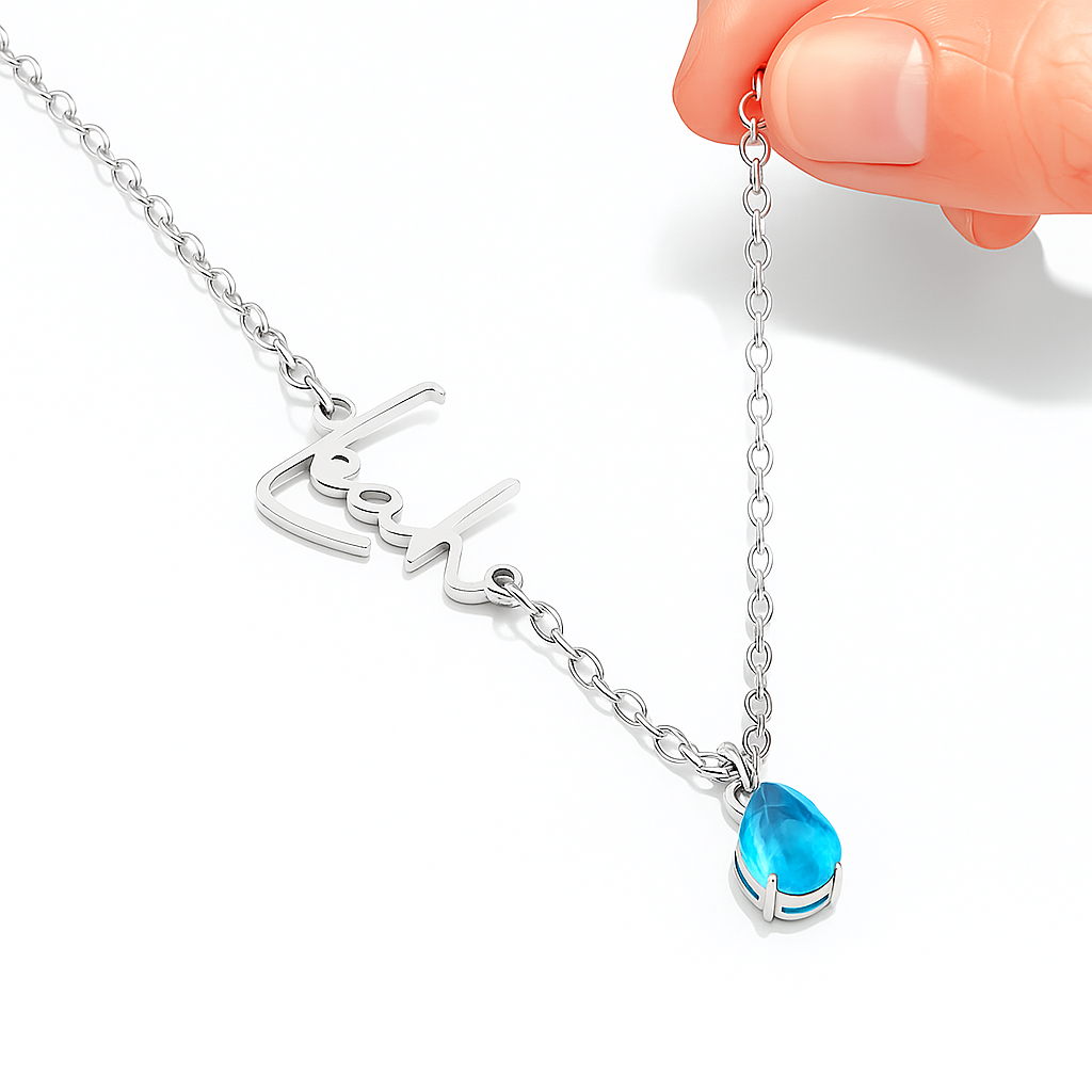 Eterna™ -  Collier nom pierre de naissance