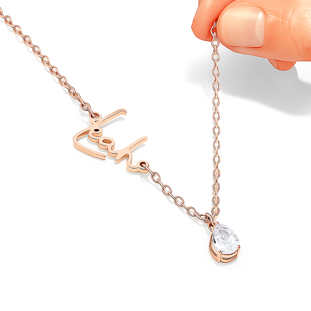 Eterna™ -  Collier nom pierre de naissance