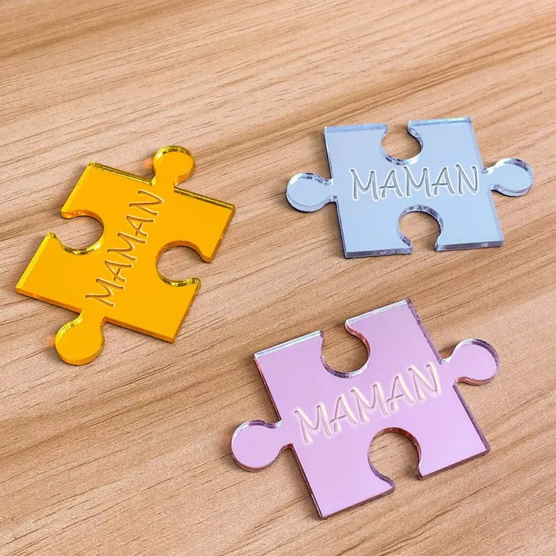 Pour Maman™ - Cadre Puzzle Famille Personnalisé
