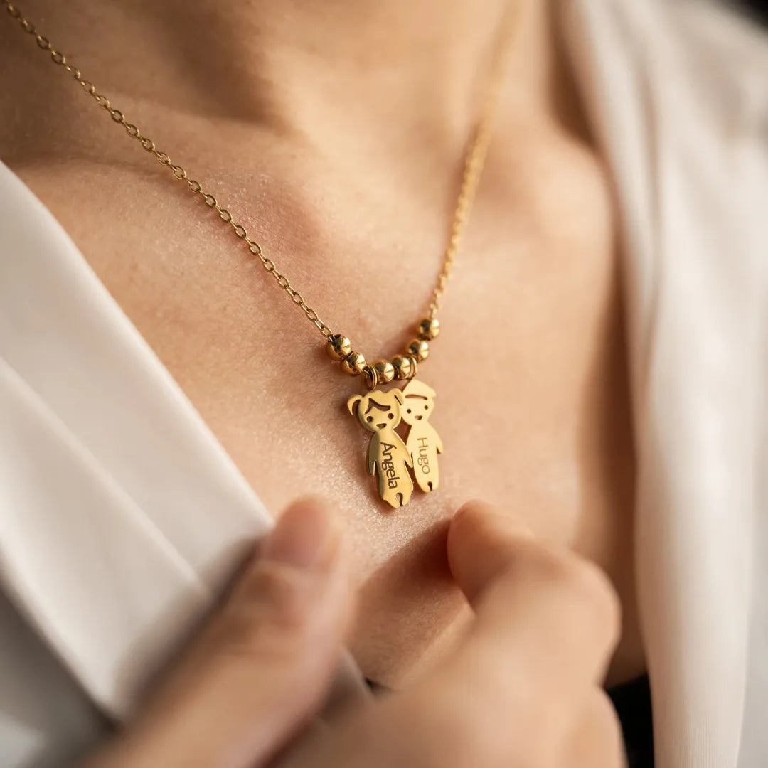 Amour Maternel™ - Collier Personnalisé avec Prénoms