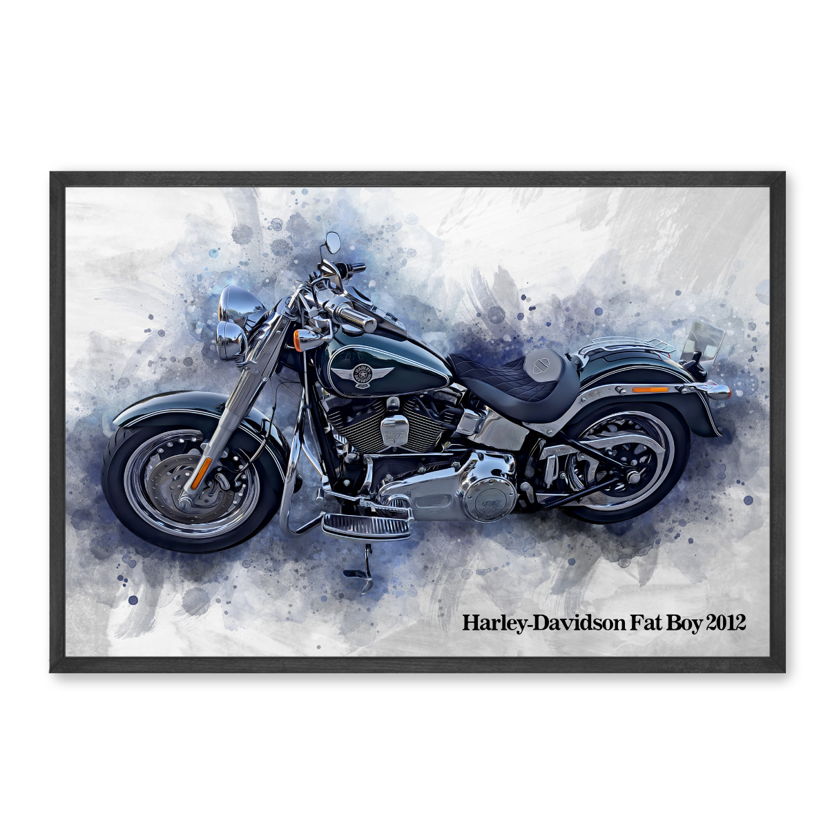 RideArt™ - Poster moto style aquarelle