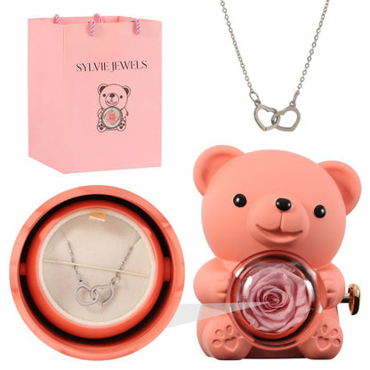 BearLove™ - Ours éternelle avec collier gravé