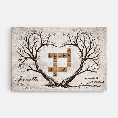 L’Arbre des Mots™ - Arbre de vie prénom personnalisé