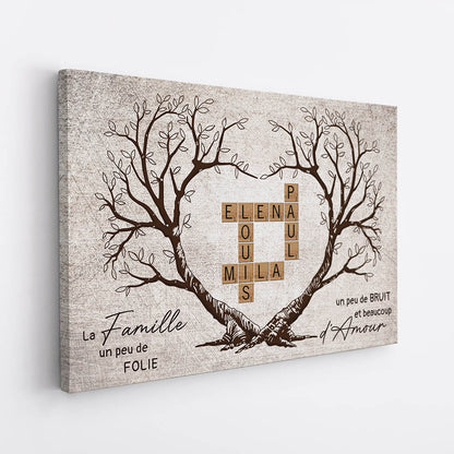 L’Arbre des Mots™ - Arbre de vie prénom personnalisé
