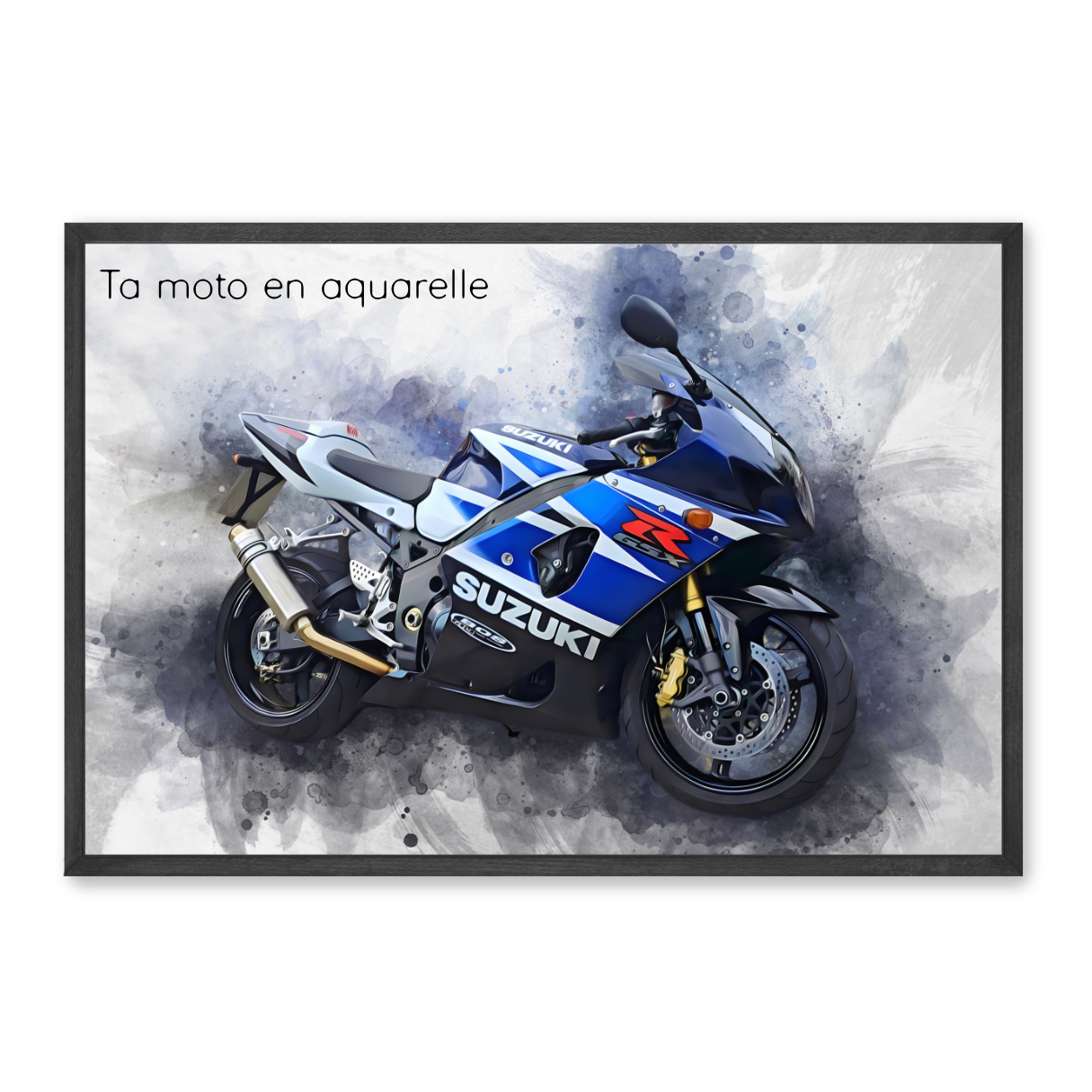 RideArt™ - Poster moto style aquarelle
