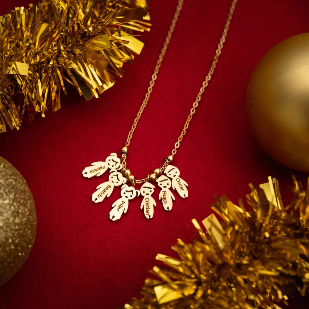 Amour Maternel™ - Collier Personnalisé avec Prénoms