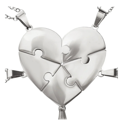 Liaison™ - Collier puzzle famille personnalisé