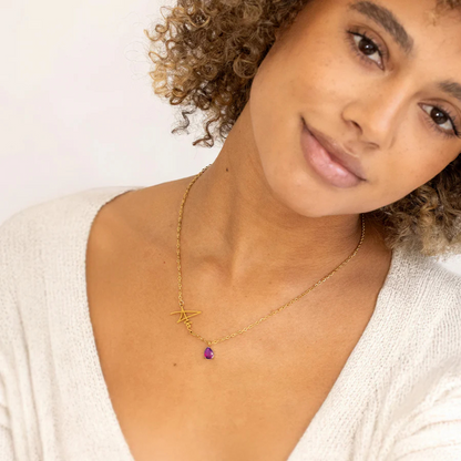 Eterna™ -  Collier nom pierre de naissance