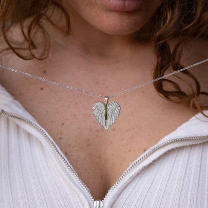 Angel™ - Collier ange avec gravure personnalisée