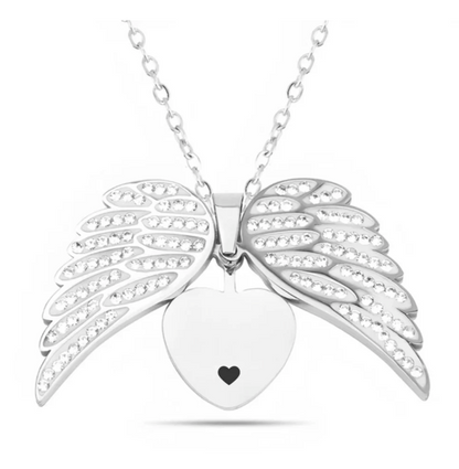 Angel™ - Collier ange avec gravure personnalisée