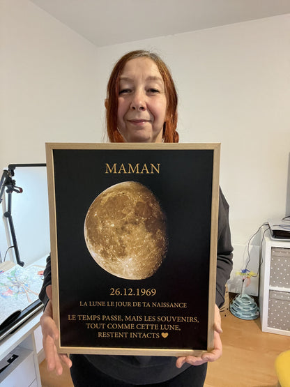 Tableau Personnalisé sur mesure, phase Lunaire