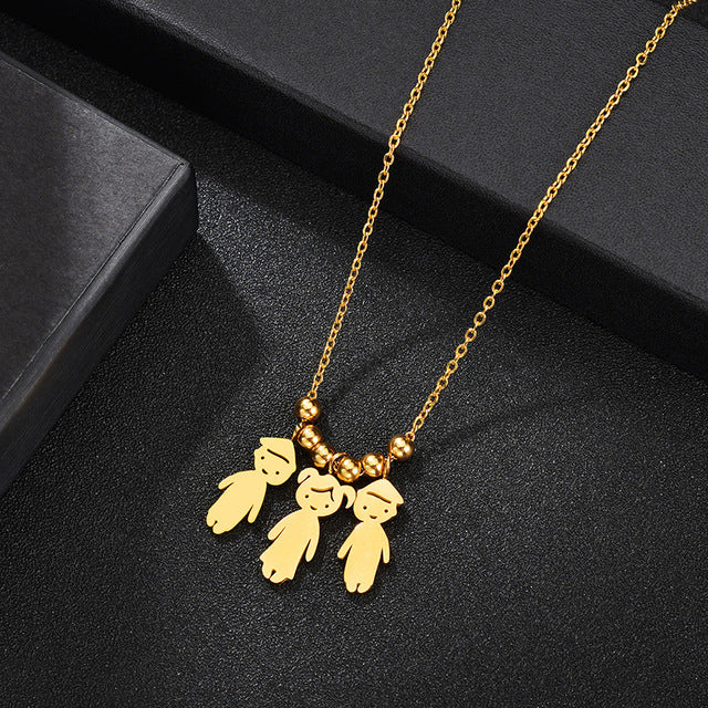 Amour Maternel™ - Collier Personnalisé avec Prénoms