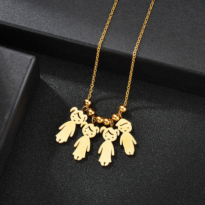 Amour Maternel™ - Collier Personnalisé avec Prénoms