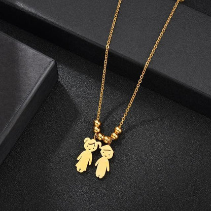 Amour Maternel™ - Collier Personnalisé avec Prénoms